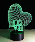 Lámpara corazón love