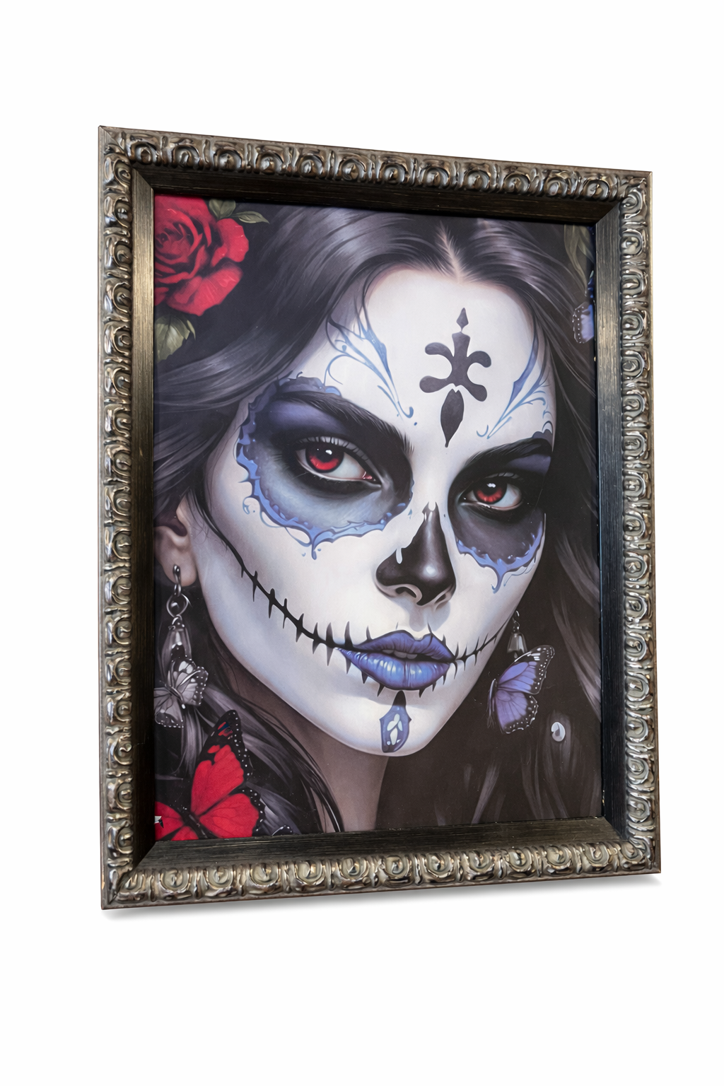 La Catrina Butterfly - Cuadro Decorativo Enmarcado