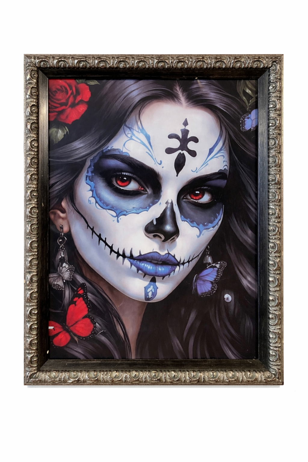 La Catrina Butterfly - Cuadro Decorativo Enmarcado