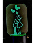 Lámpara Decorativa Novios Monigotes