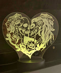 Lámpara Decorativa Novios Calavera