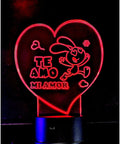 Lámpara Decorativa Conejito Te Amo